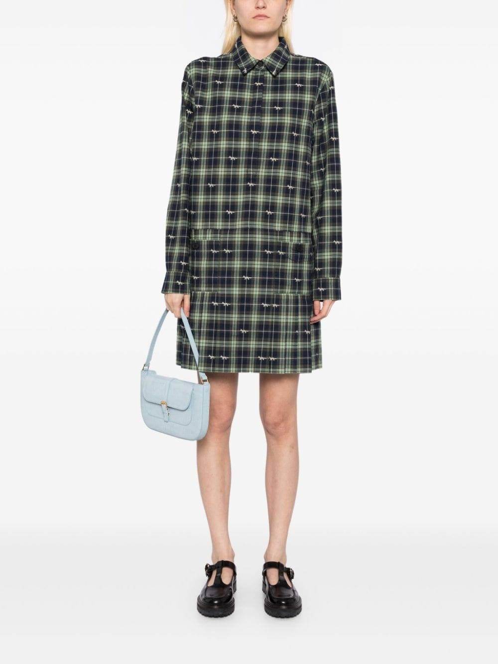 Shrunken shirt dress - 2