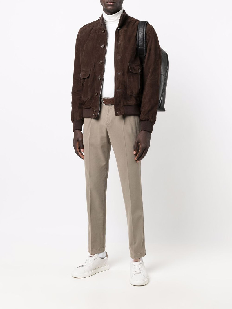 Valstar buttoned leather jacket outlook