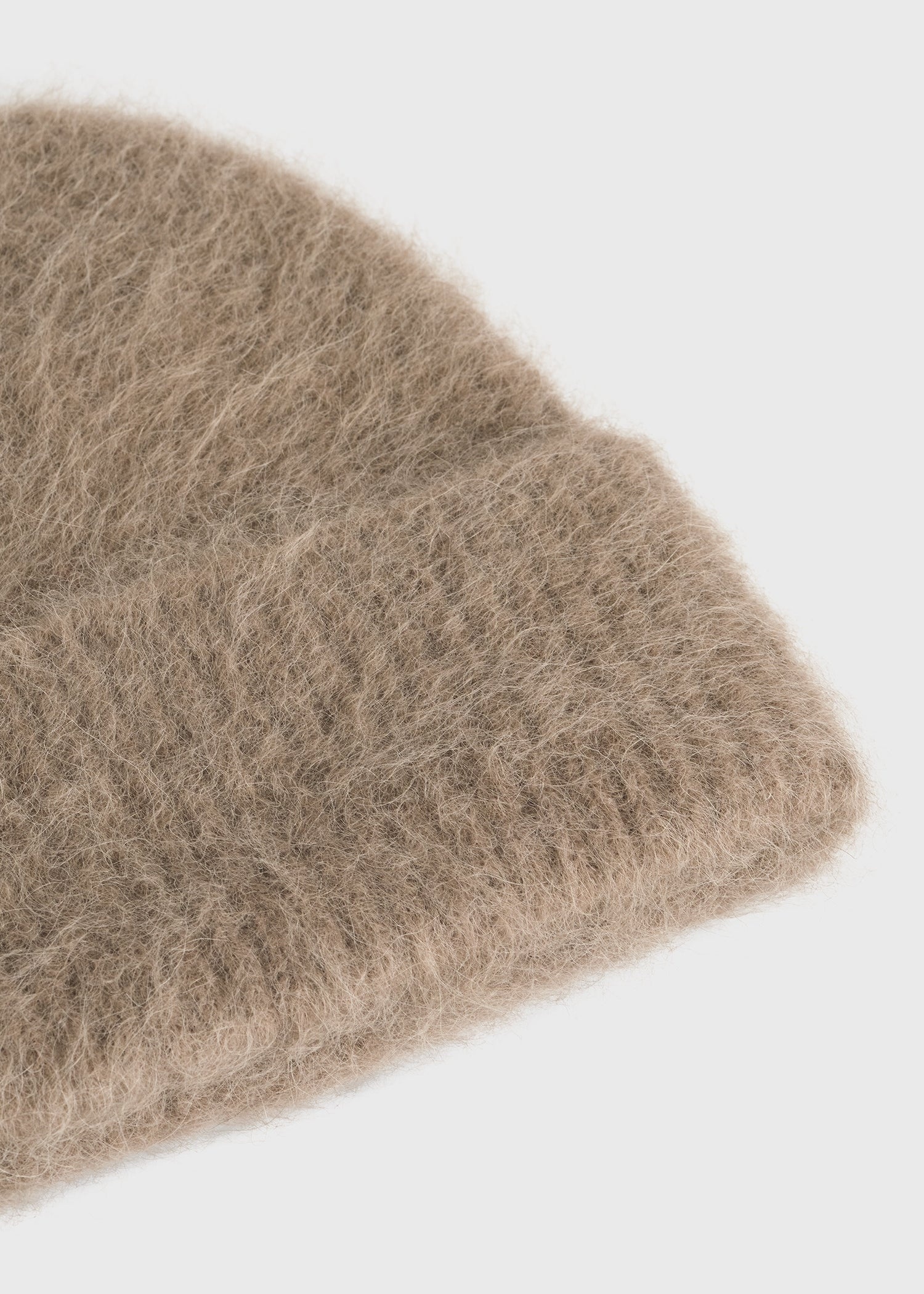 Alpaca knit beanie truffle melange - 4