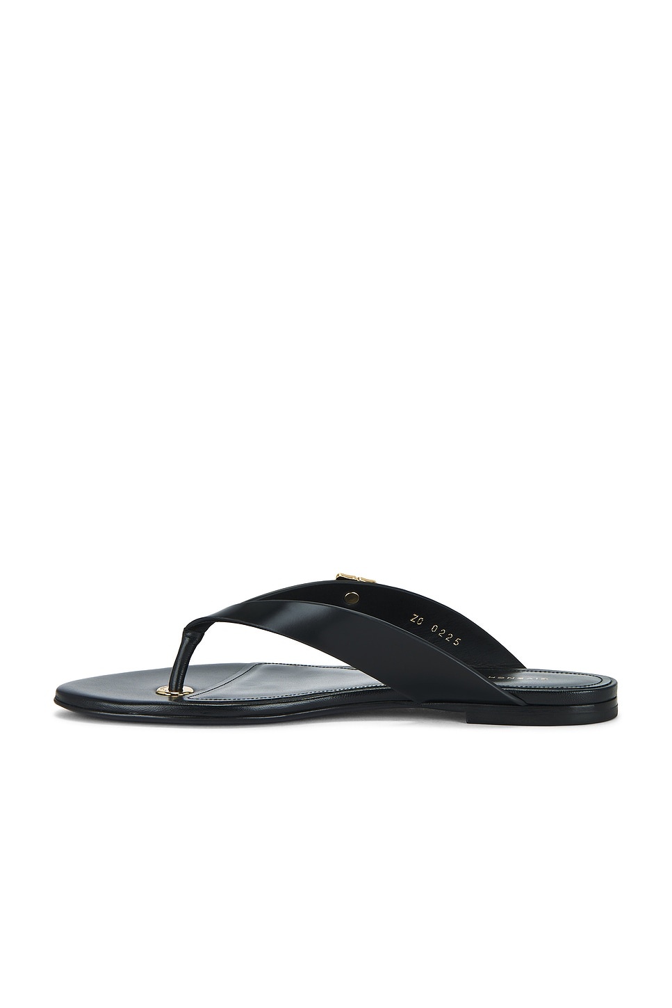 サンダル・ミュール Givenchy Black Leather 4G Liquid Slippers Givenchy | 4G liquid black flat mules | Savannahs