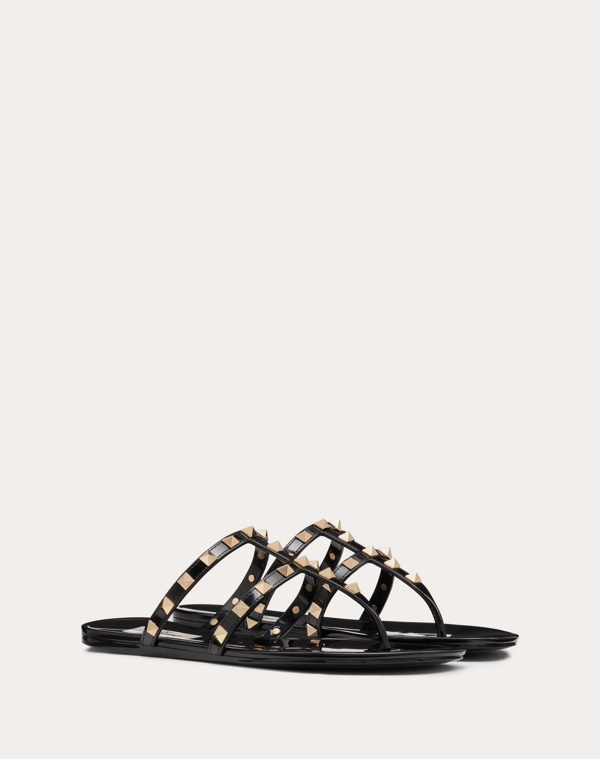 ROCKSTUD FLAT RUBBER SANDAL - 2