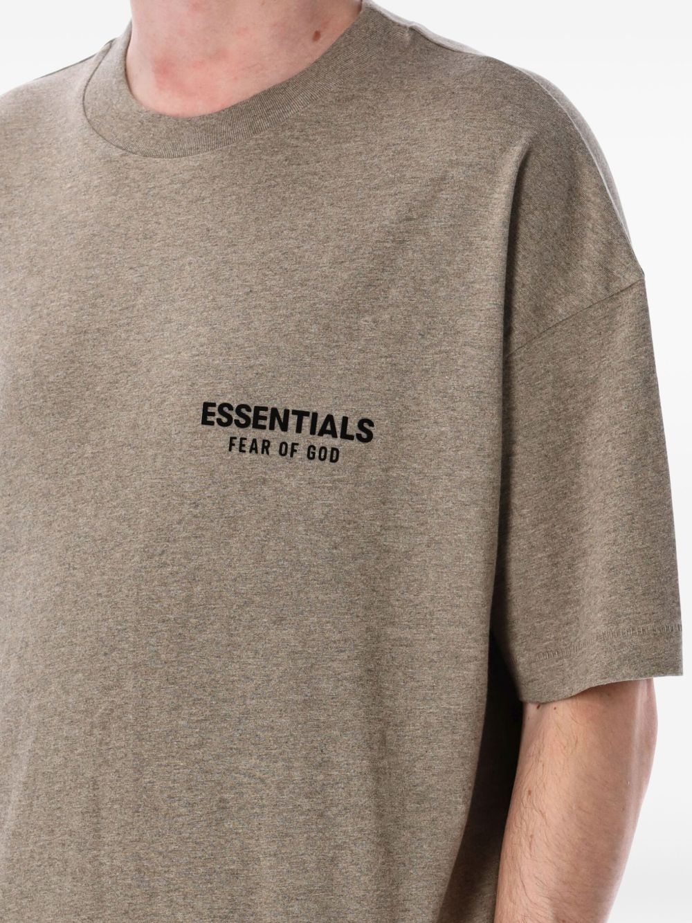 Essentials logo-print oversized T-shirt - 3