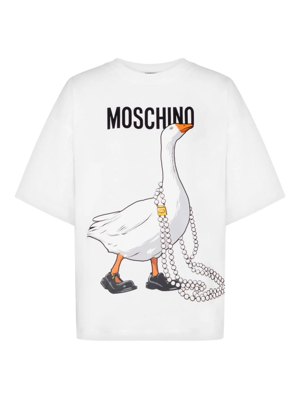 goose-graphic T-shirt - 1