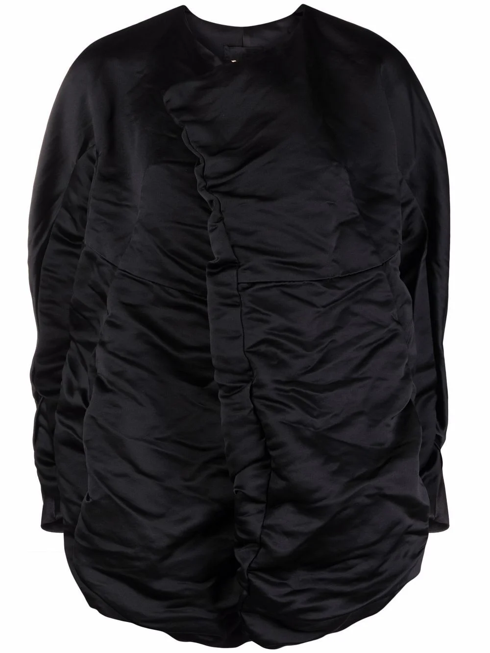 oversize crease-effect jacket - 1
