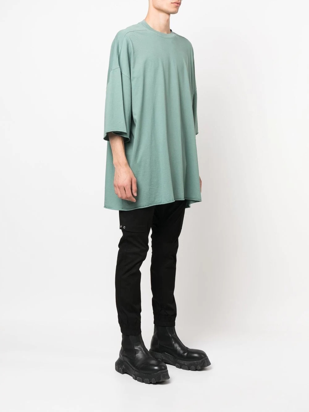 drop-shoulder cotton T-shirt - 3