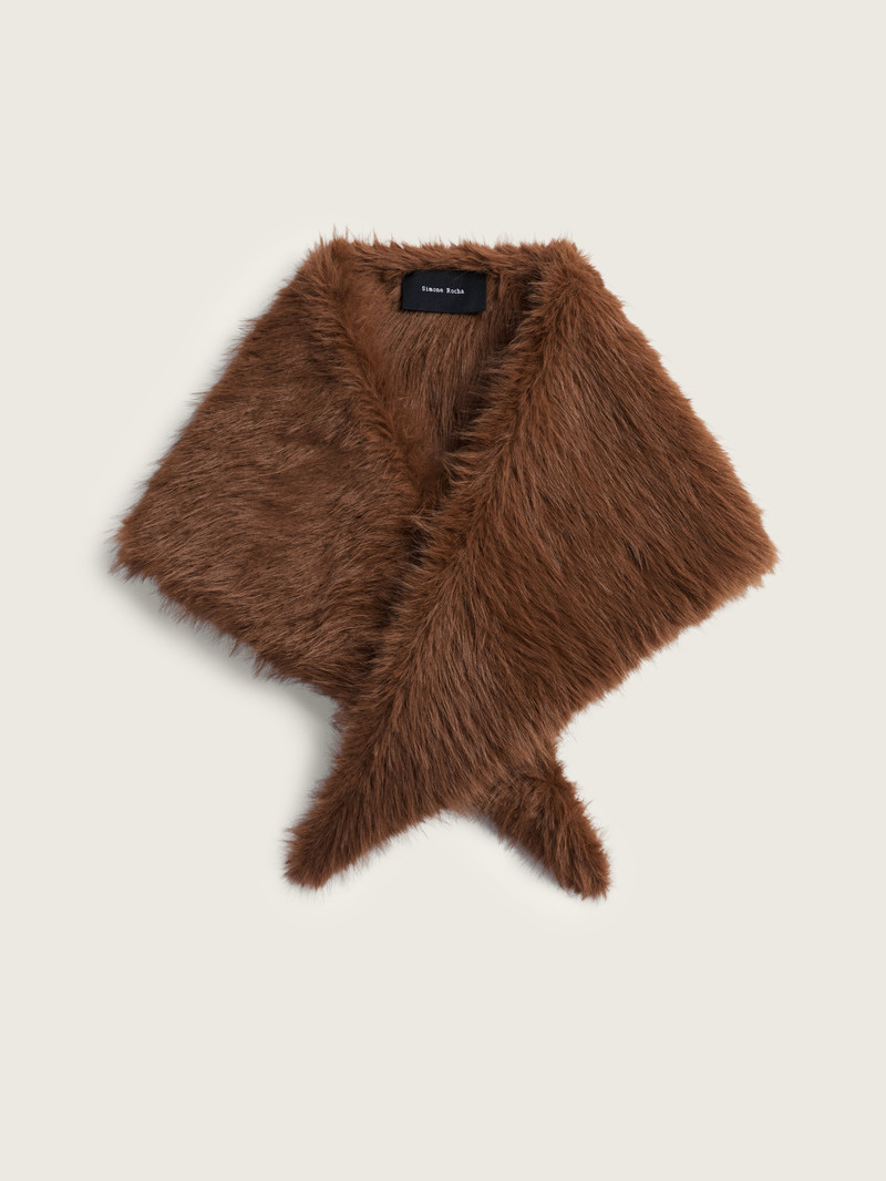 Embellished Faux Fur Neckerchief 1
