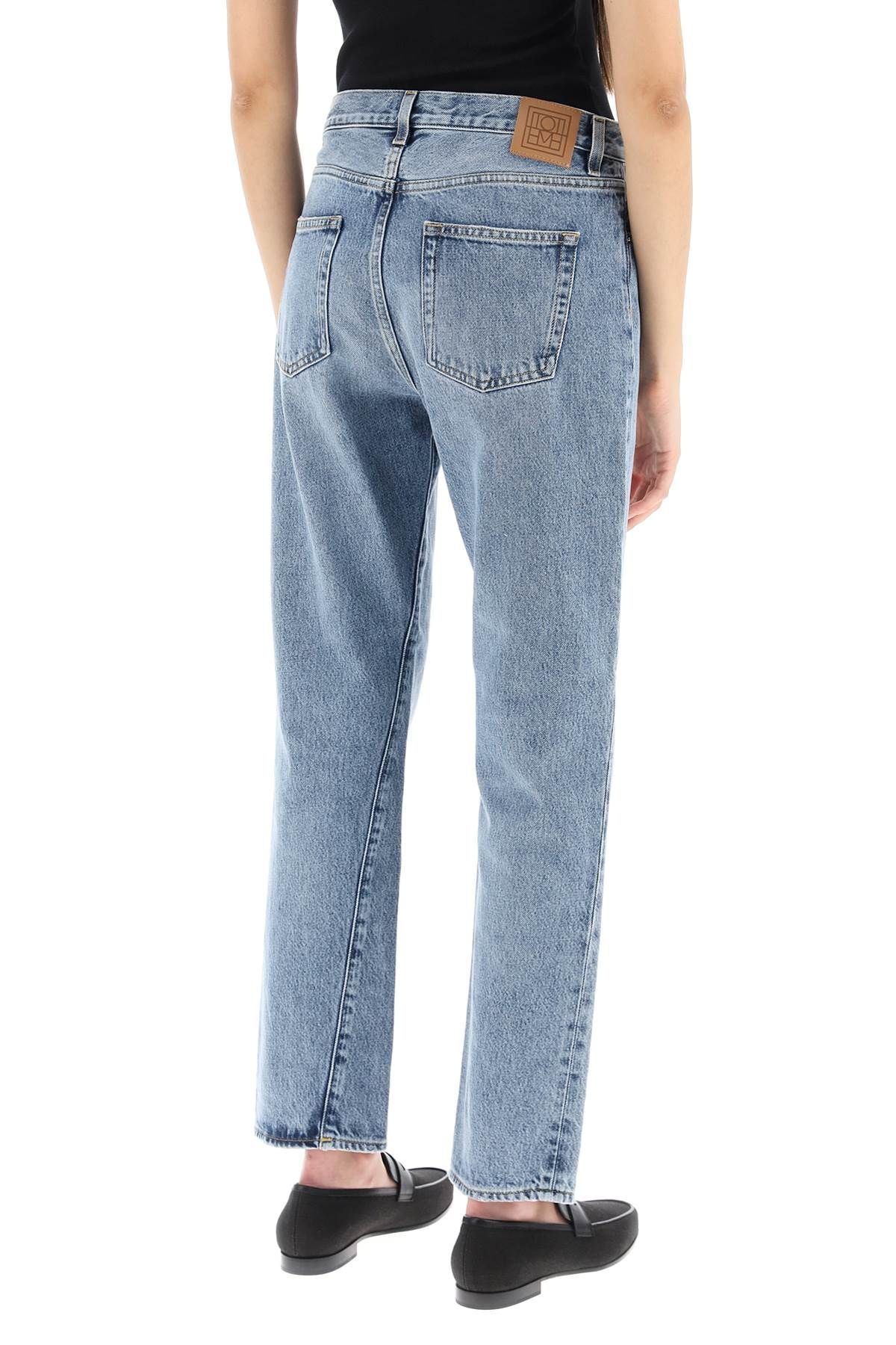 TWISTED SEAM CROPPED JEANS - 4