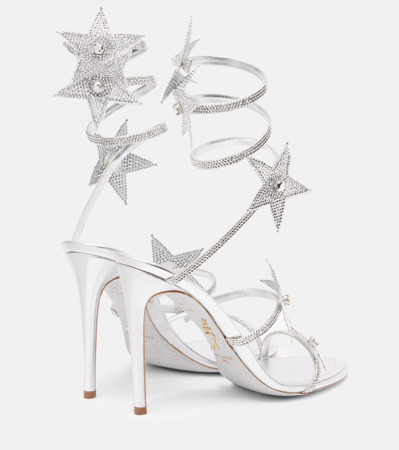 Cleo 105 embellished satin sandals 2