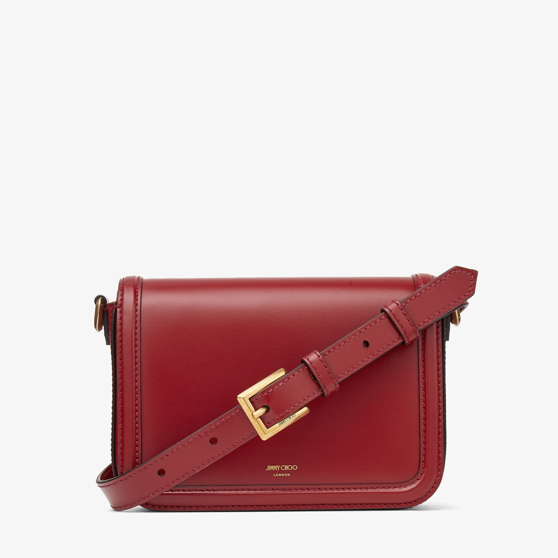 Diamond Crossbody
Cranberry Box Calf Leather Crossbody Bag - 9