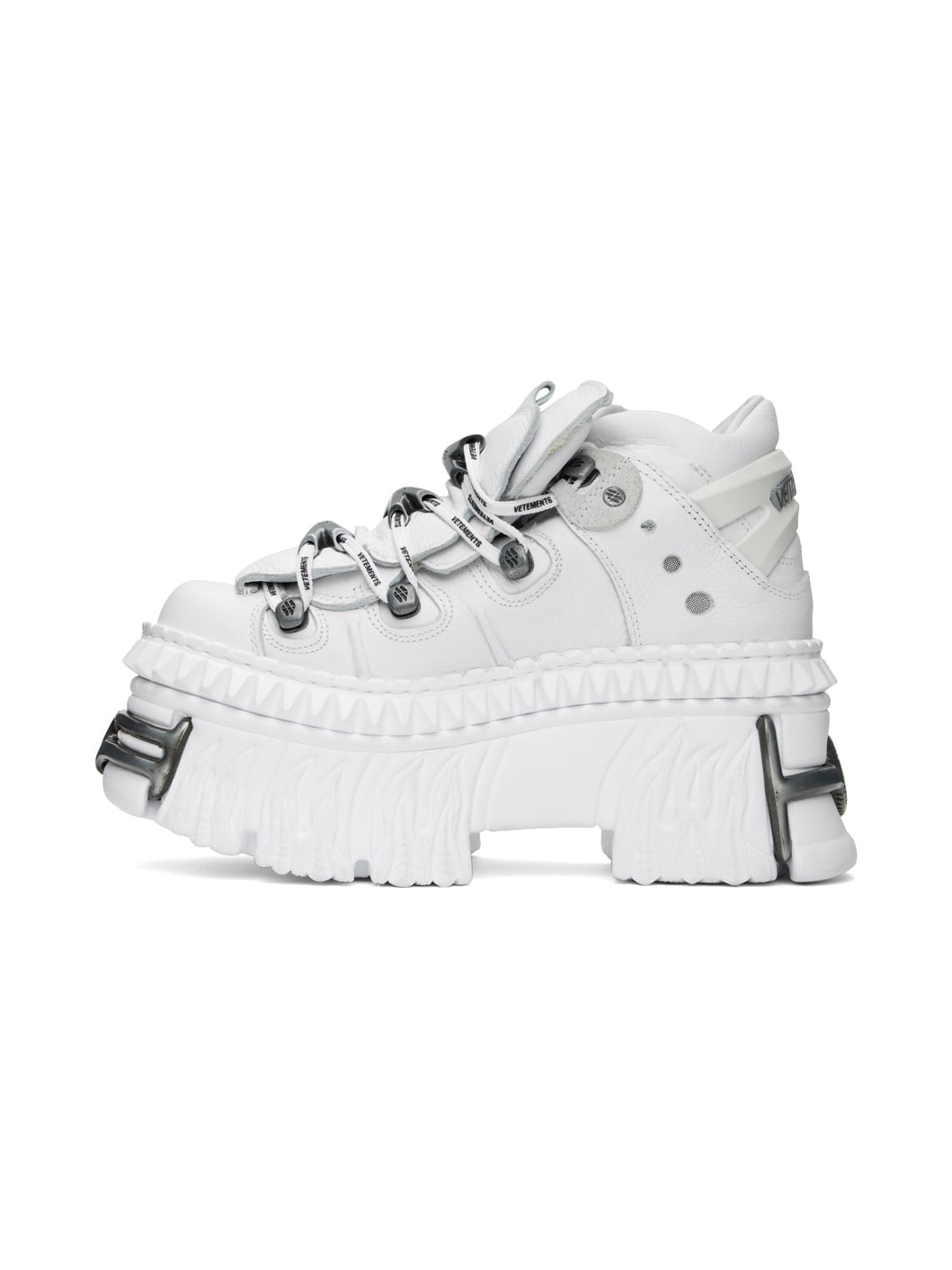 White New Rock Edition Platform Sneakers - 3