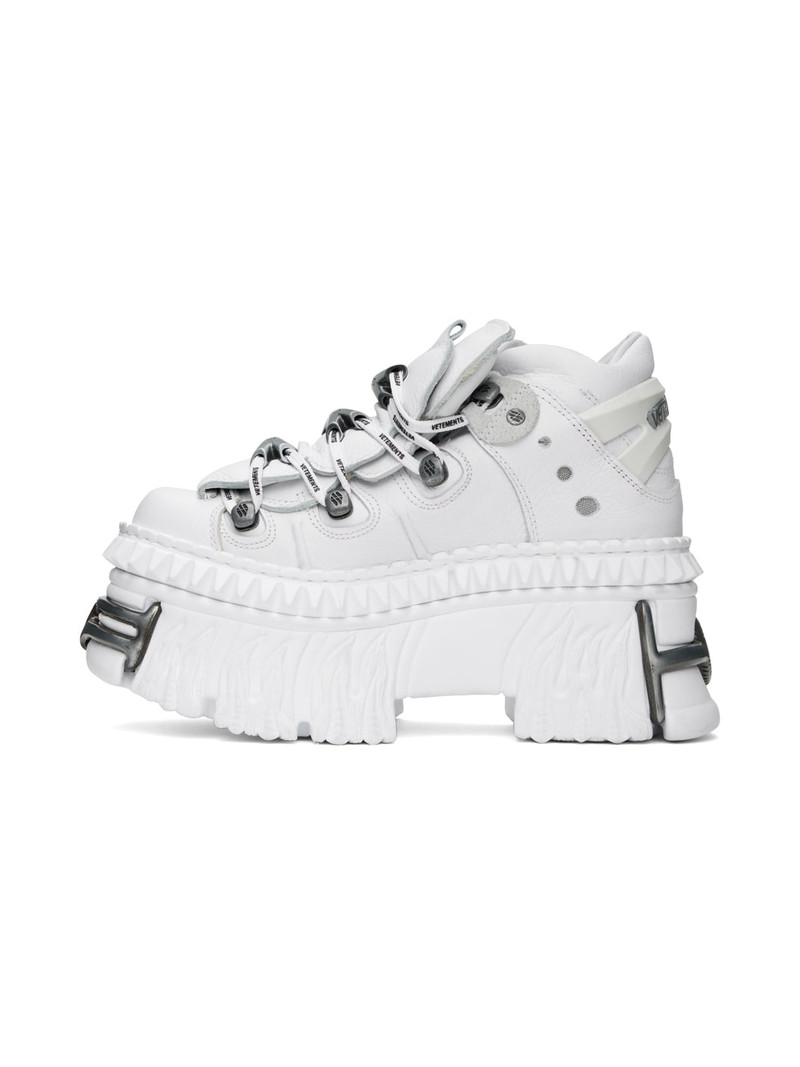 White New Rock Edition Platform Sneakers 3