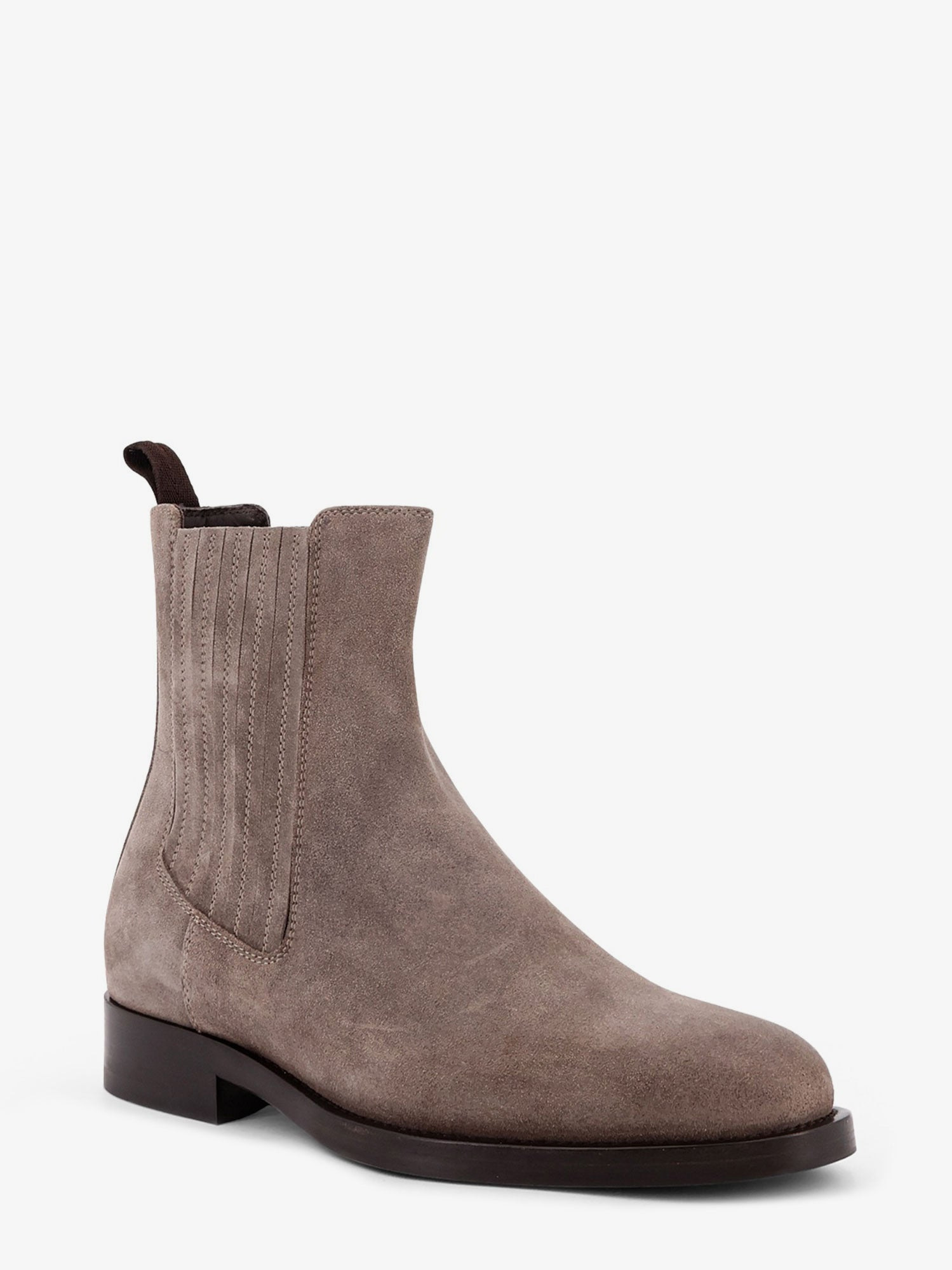 Brunello Cucinelli Chelsea Boot Suede Ankle Boots - 2