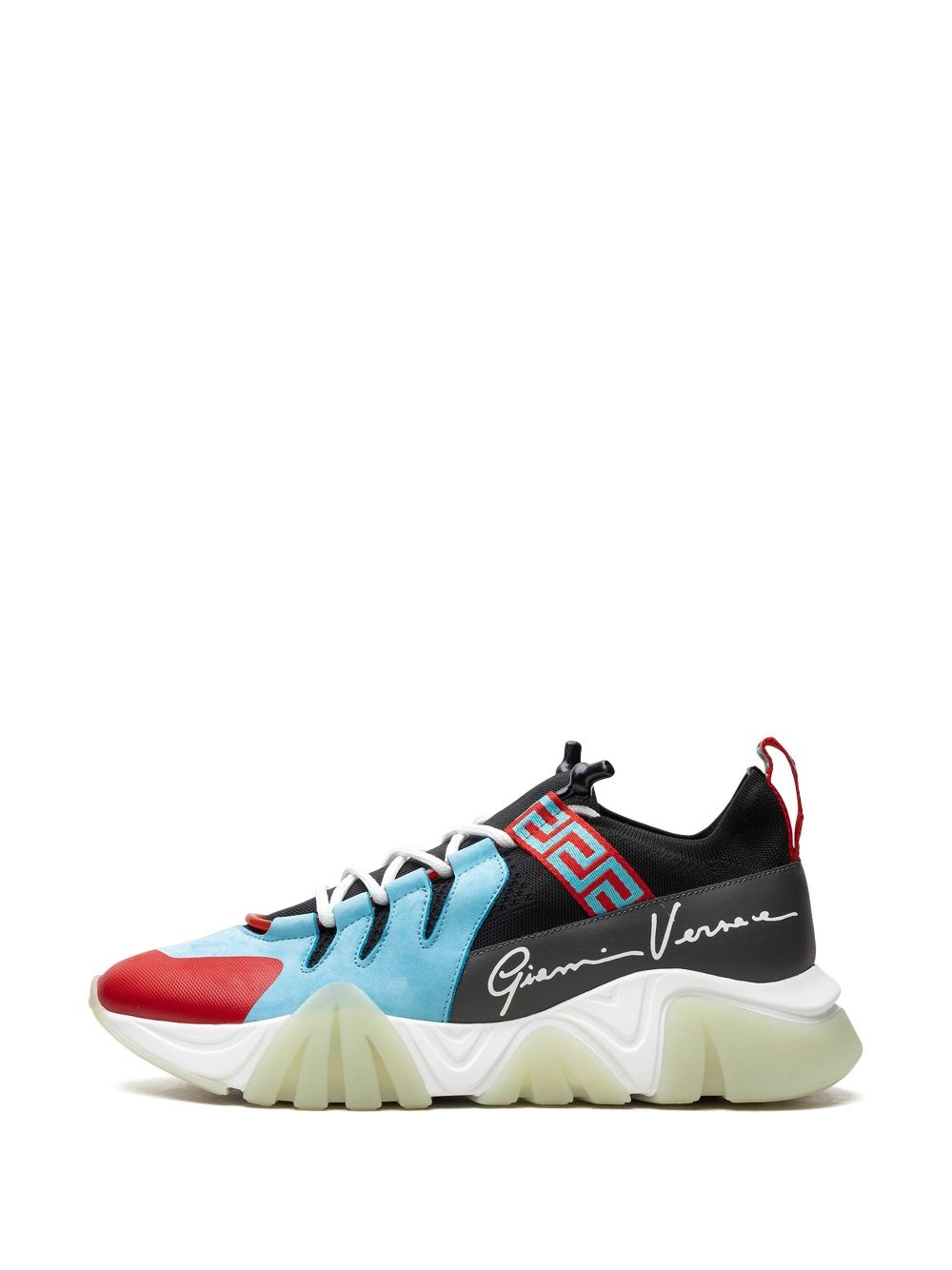 Squalo "Light Blue/Red" sneakers - 5