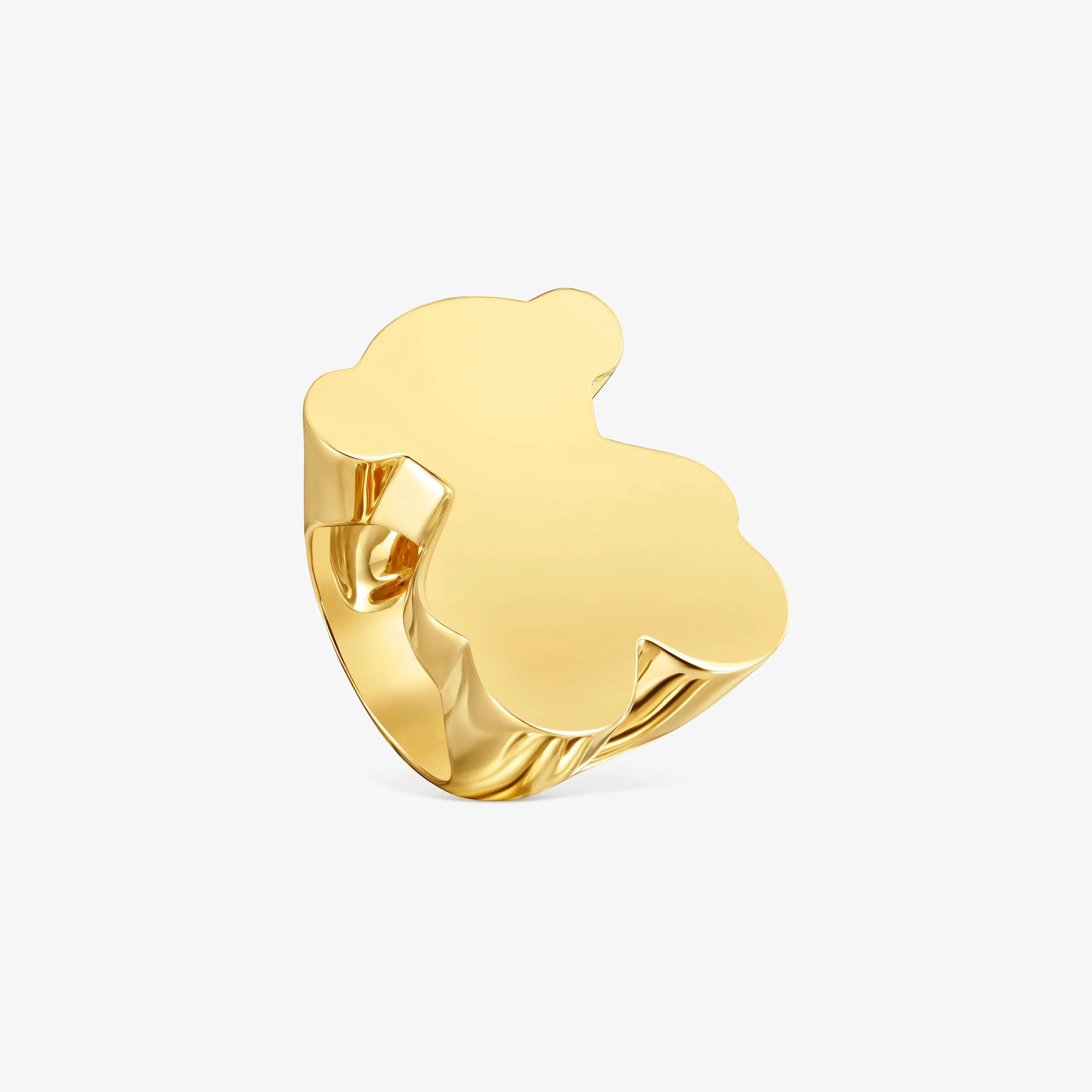 30 mm bear Signet ring with 18K gold vermeil Sweet Dolls - 1