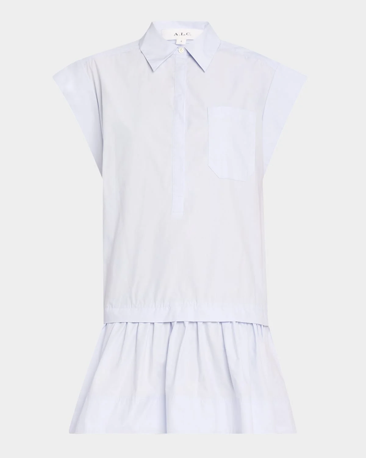 Brock Drop-Waist Shirtdress - 1