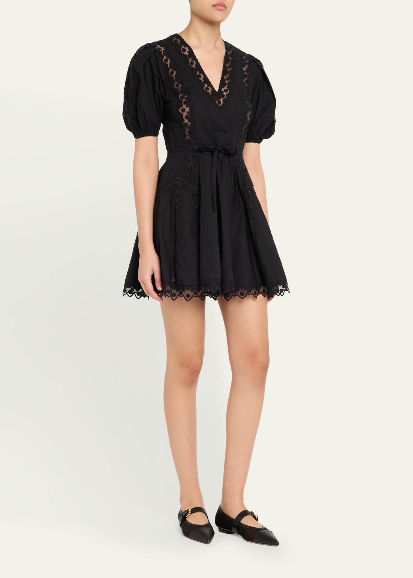 Camila Short-Sleeve Mini Dress - 4