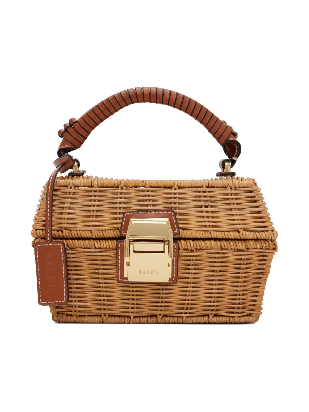 Beige Wicker Tackle Box Bag - 1