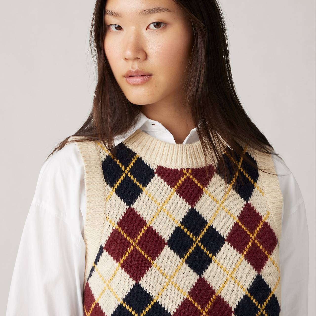 COLLEGIATE ARGYLE VEST - 5