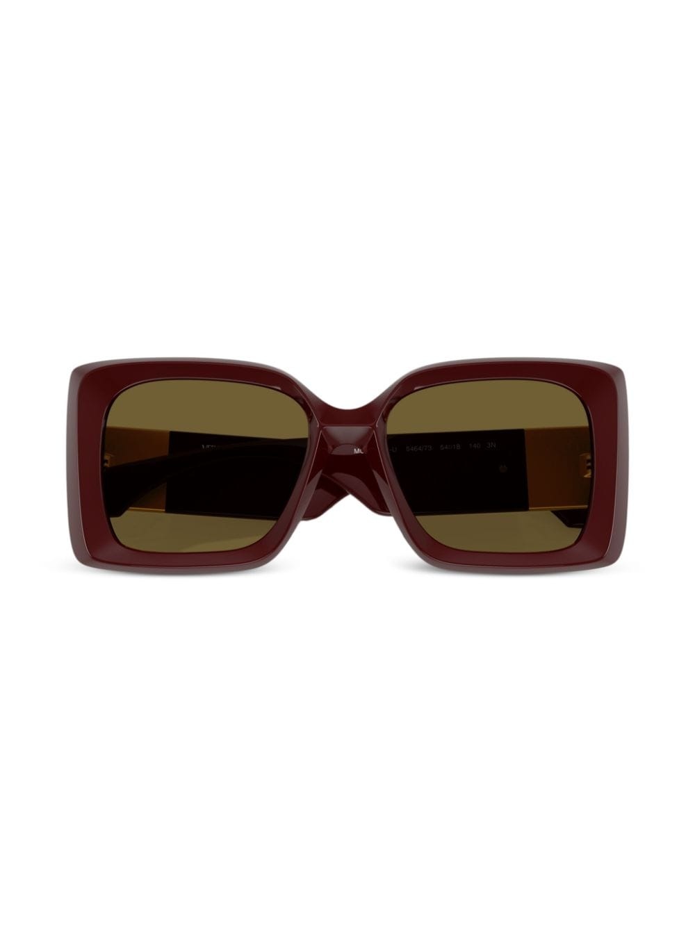 Medusa-plaque oversized-frame sunglasses - 5