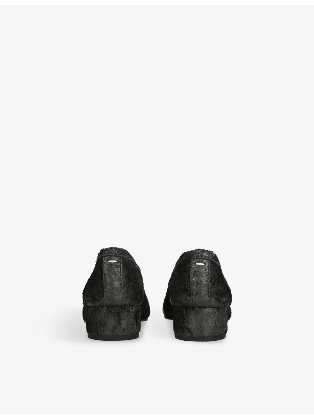 Tabi Ballerina Leather Heeled Shoes - 4