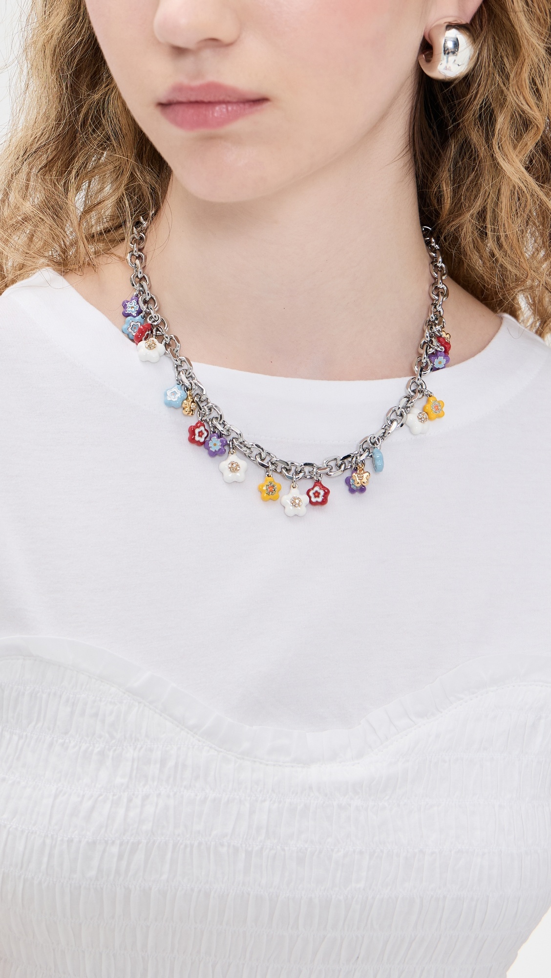 Wild Daisy Charm Necklace - 2
