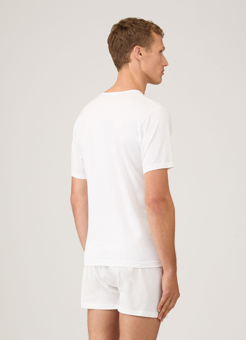 Sunspel Superfine Cotton V‑Neck Underwear T‑shirt outlook