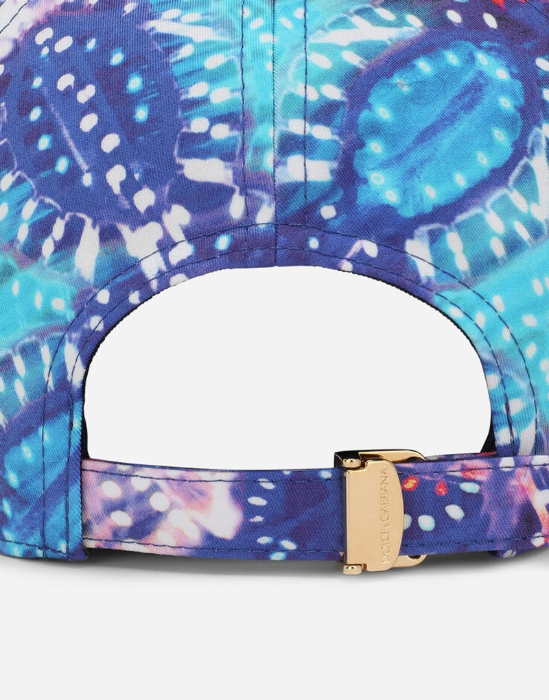 Cotton baseball hat with illumination print 4