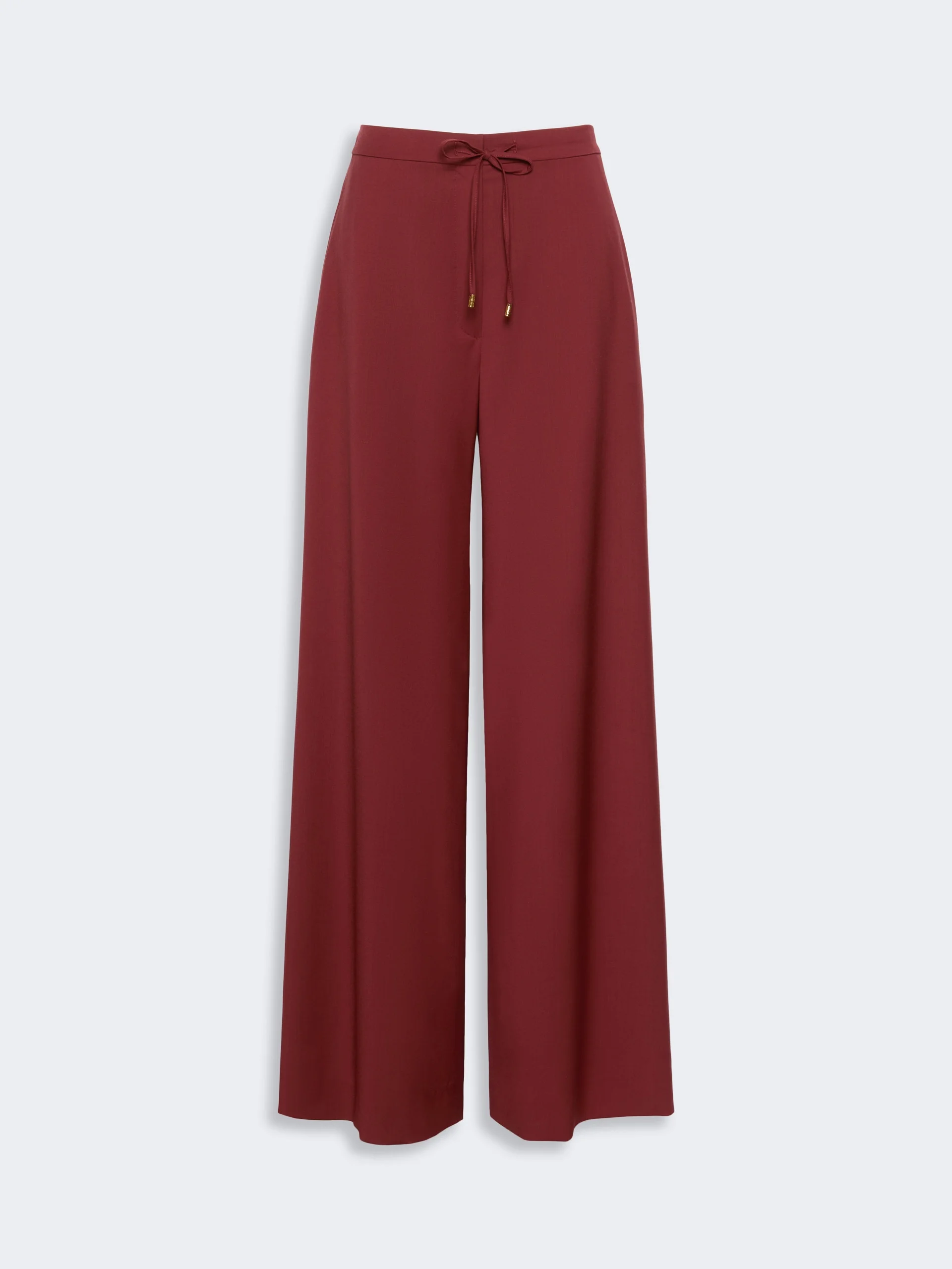 CRISMA Light woollen cloth trousers - RUBY - 1