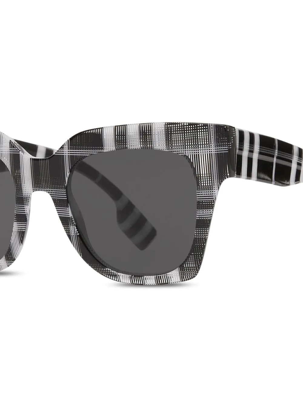 check square-frame sunglasses - 3