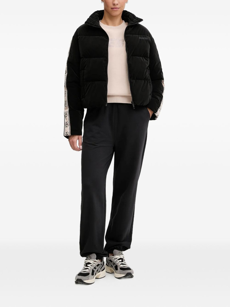 GUESS USA logo-tape padded jacket outlook