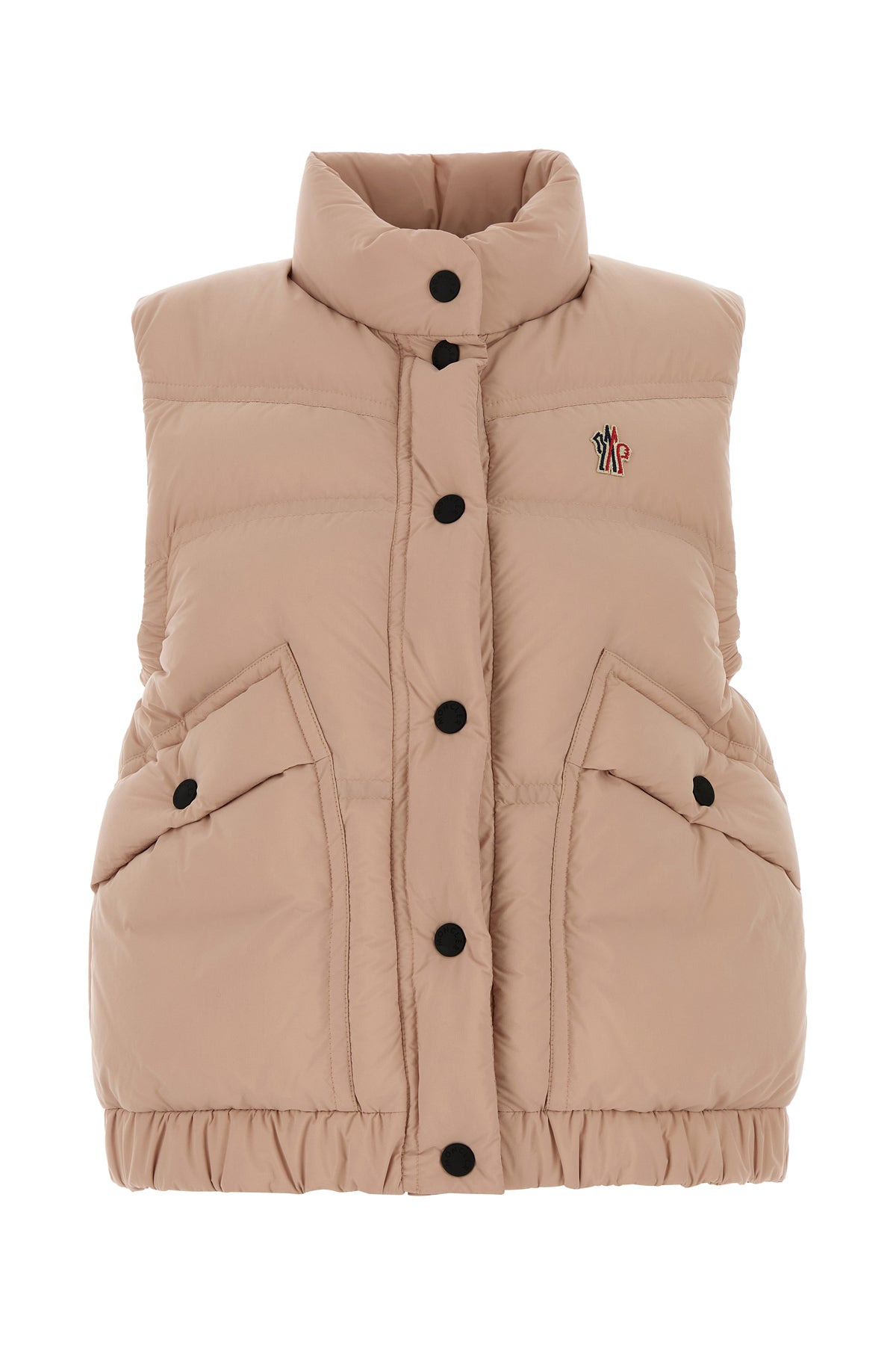 Pink nylon Baise down jacket - 1