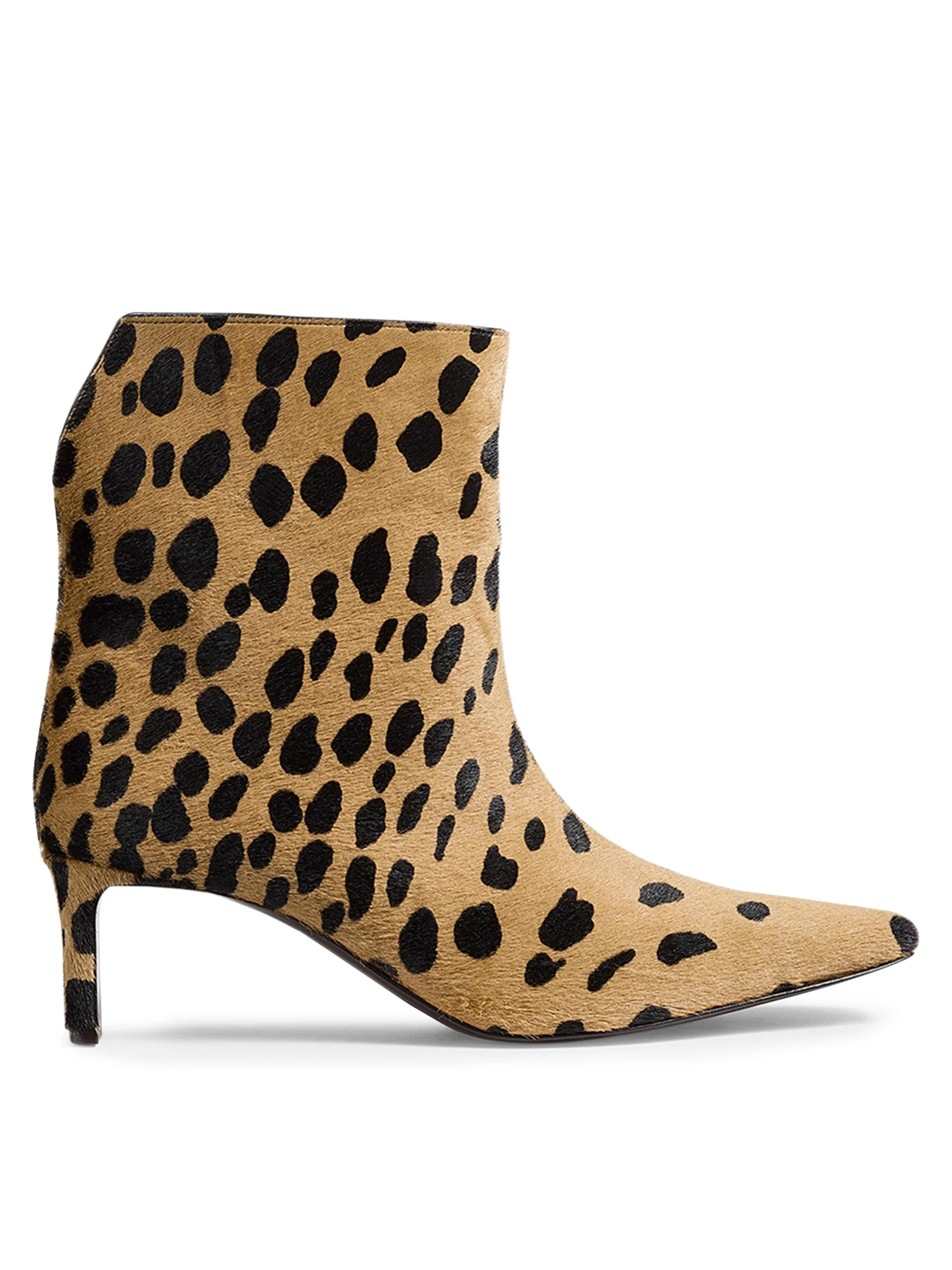 Women's Ona 55MM Hyena-Print Calf Hair Ankle Boots - Cheetah - 1