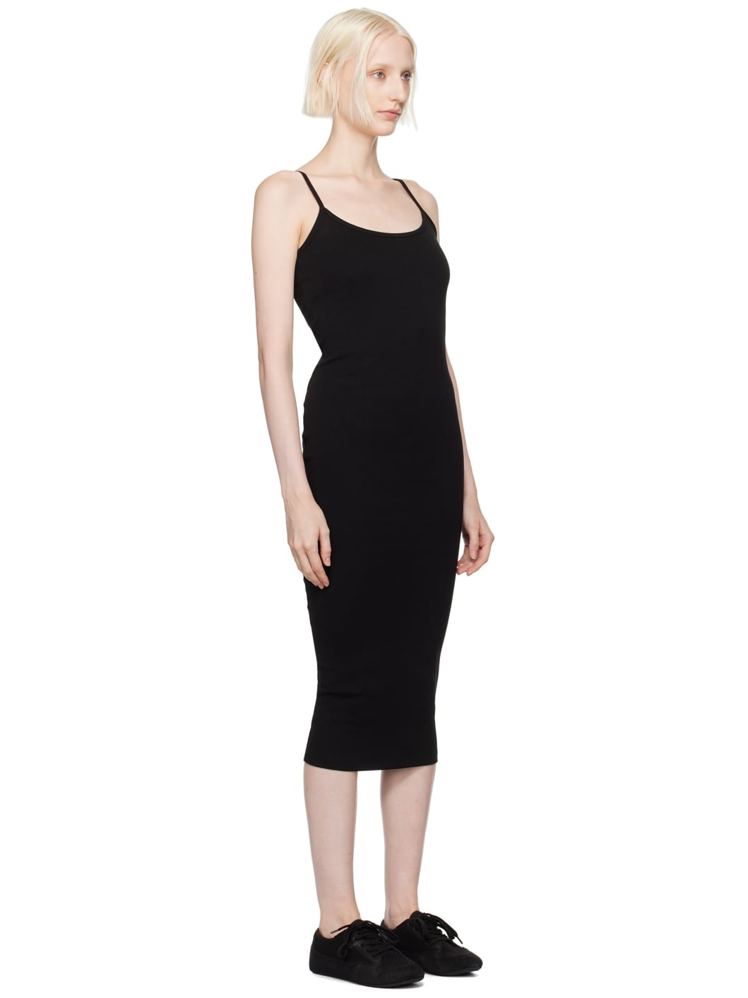 Black Bibi Midi Dress - 2