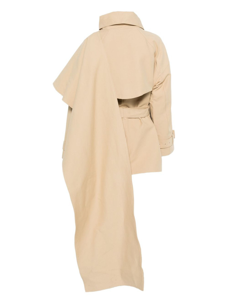 entire studios mini belted scarf coat outlook