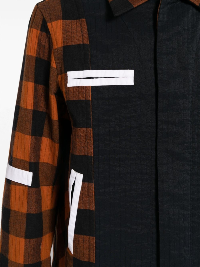 check-pattern cotton jacket 5