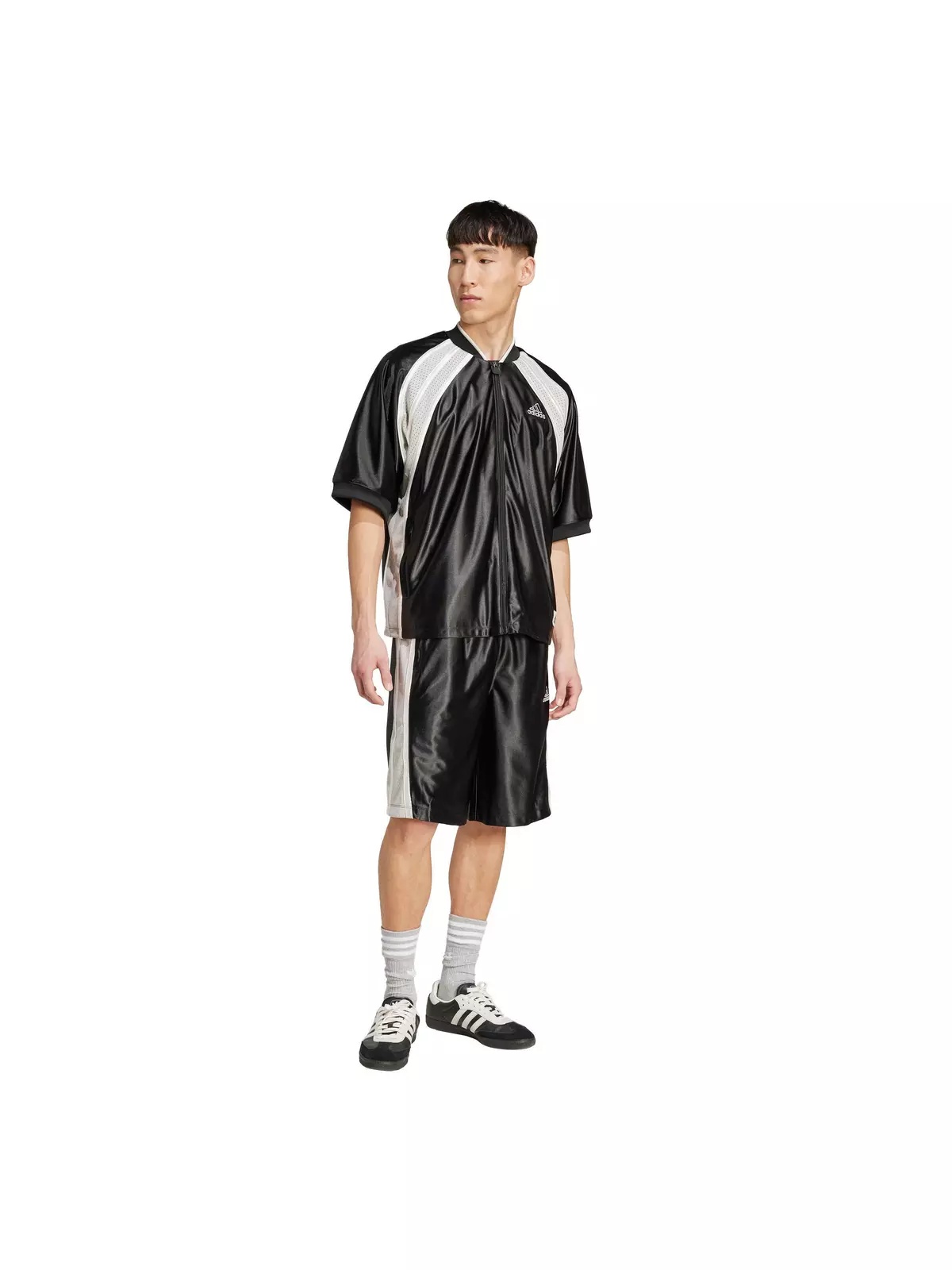 Men's Cut Line Short-Sleeve Track Top - 6