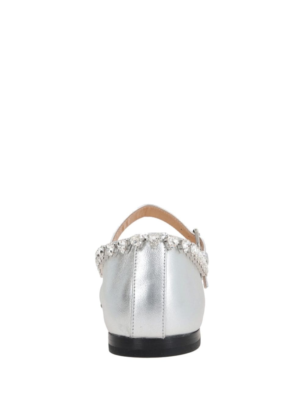 Audrey crystal-embellished ballet pumps - 3