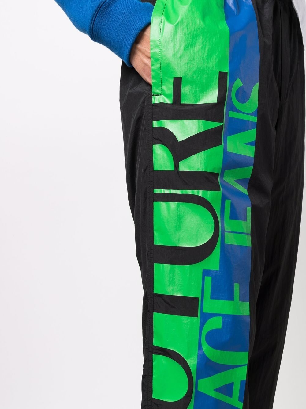 logo-print drawstring-waist track trousers - 5