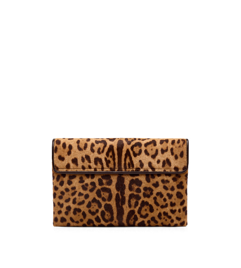 LEOPARD PRINT CALF HAIR MONARCH MEDIUM SHOULDER BAG 3