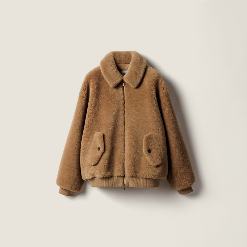Shearling blouson jacket 1
