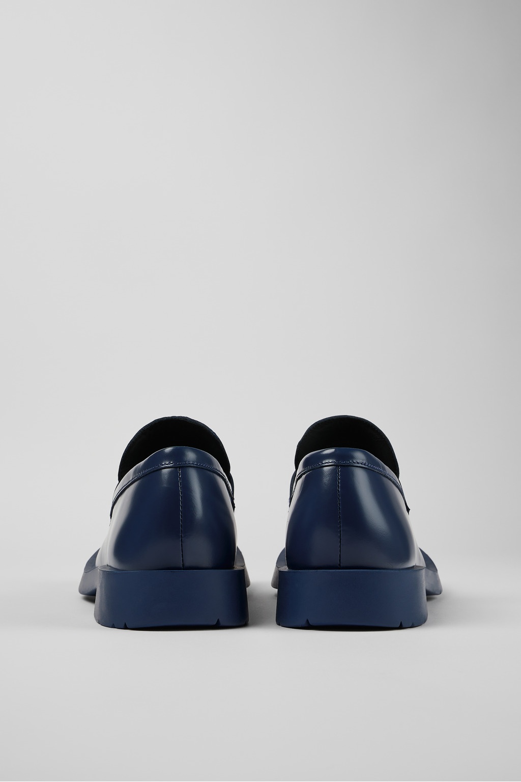 Blue Leather Moccasin - 3
