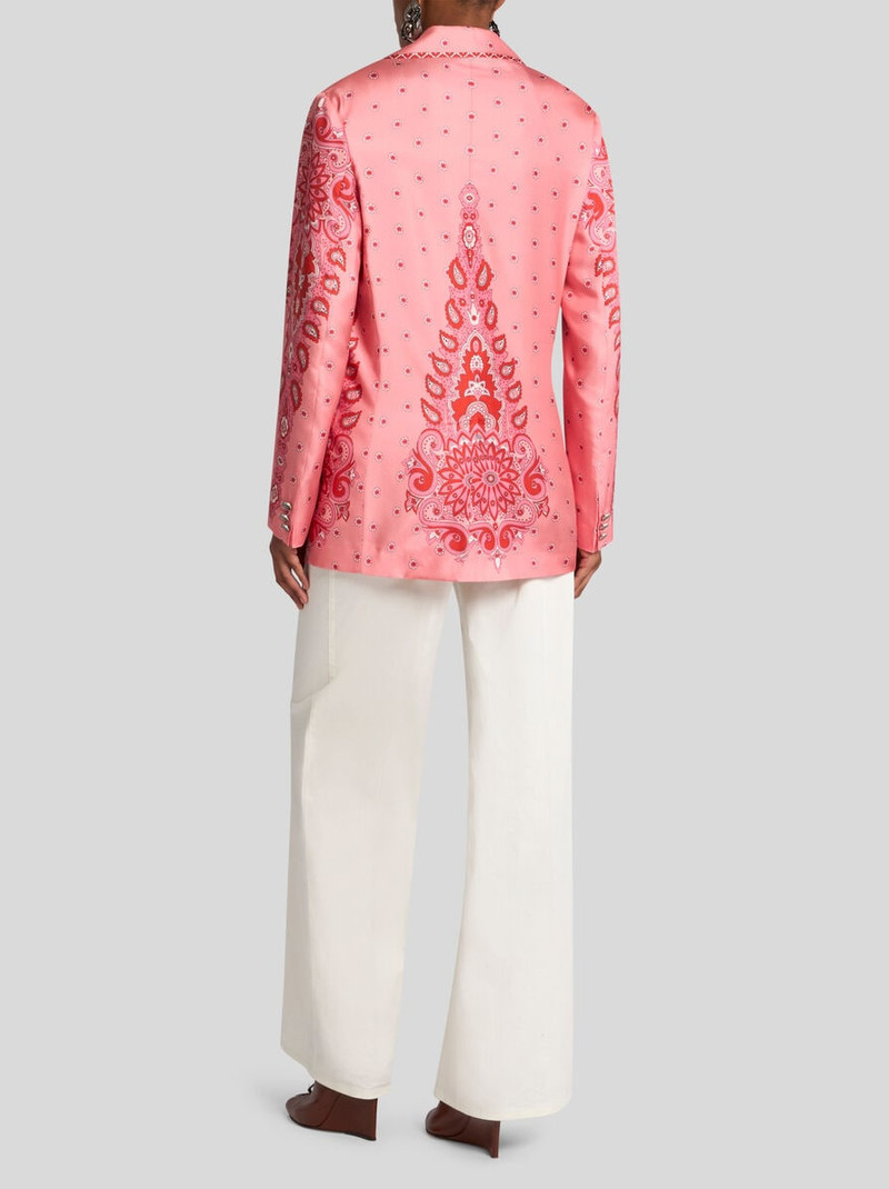 SILK TWILL JACKET WITH PEGASO BUTTONS 4