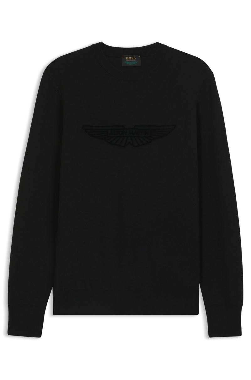 BOSS X ASTON MARTIN SWEATER WITH EMBROIDERED LOGO 1