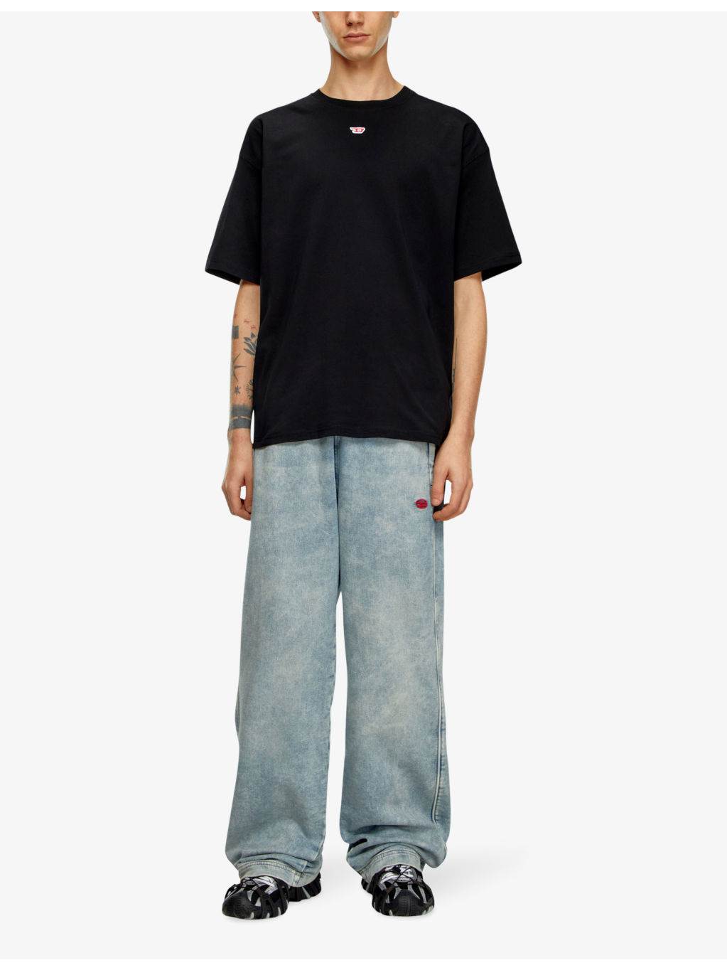 T-Boxt logo-embroidered relaxed-fit cotton T-shirt - 2
