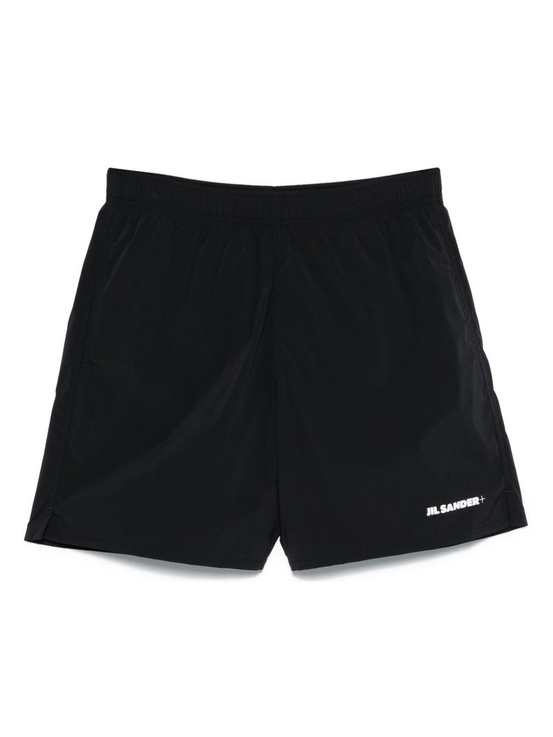 logo-print swim shorts 1