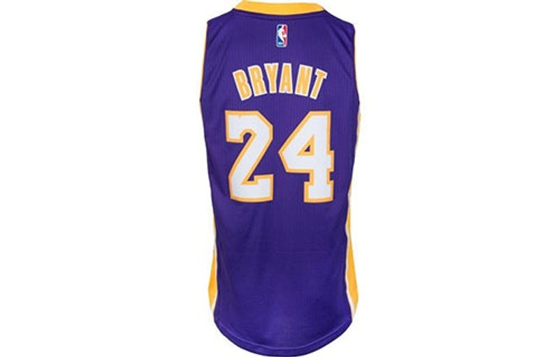 adidas adidas LA Lakers NBA Kobe Bryant Jersey Purple/Gold A45975 outlook