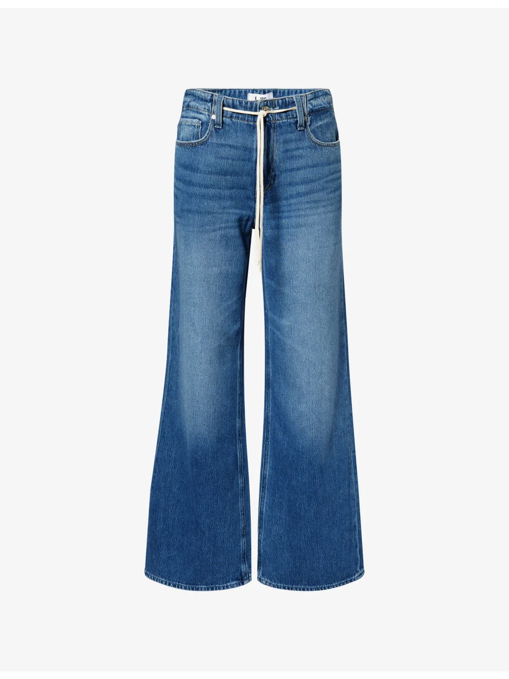 Zoey Wide-Leg Cotton-Blend Denim Jeans - 1