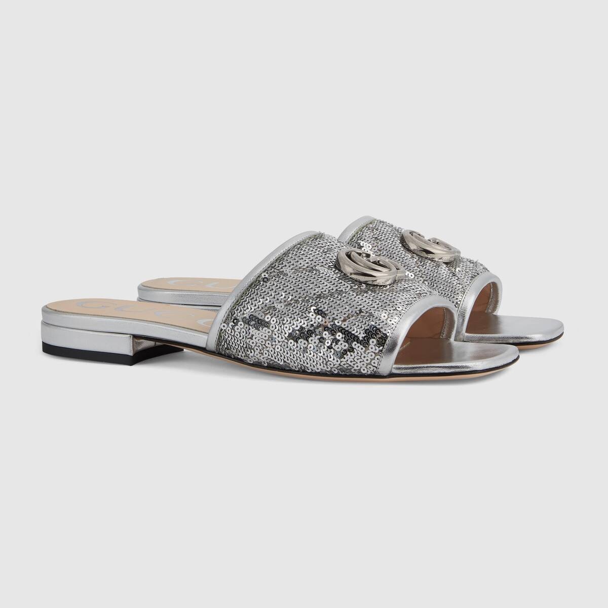 Women's sequin slide sandal - 2