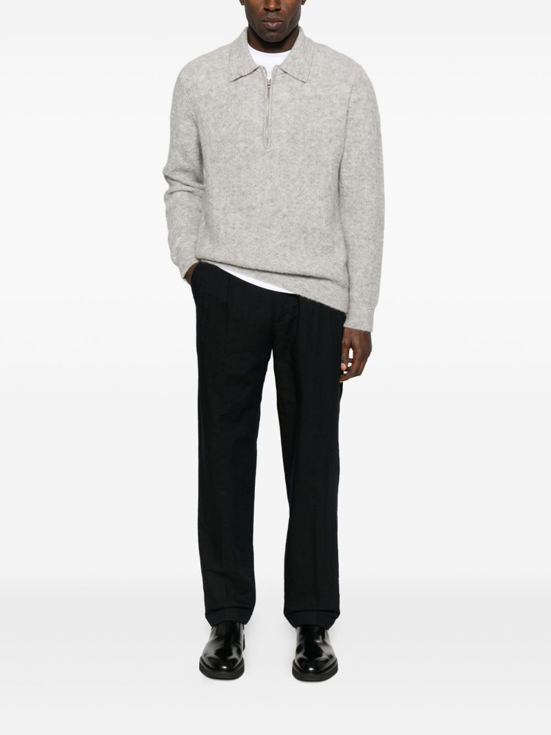 BARENA pleated cuffed-hem trousers outlook