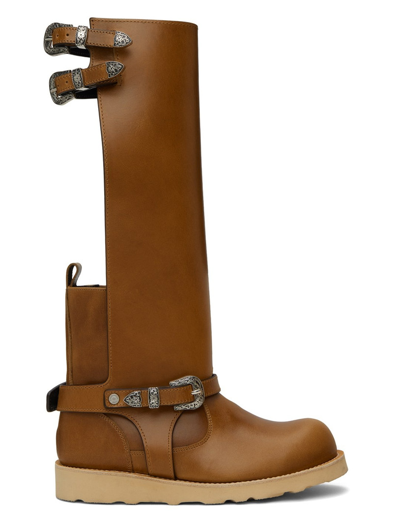 Brown Heather Boots 1